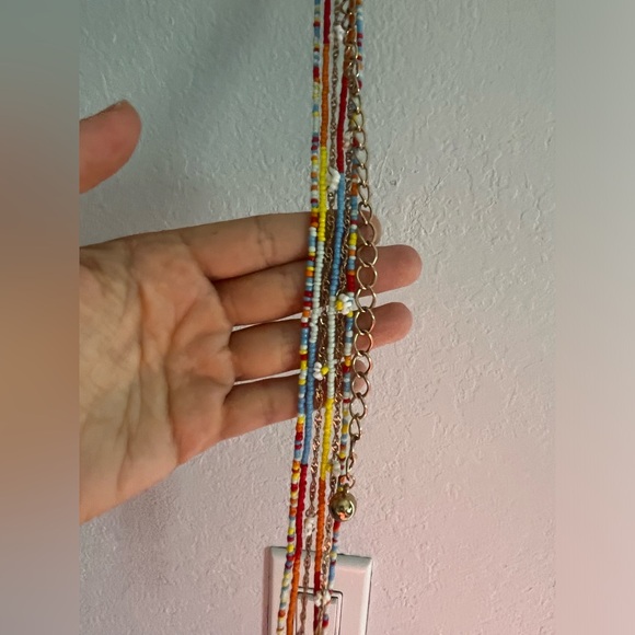 Free People Multi Beaded Daisy and Beaded Belt - Picture 2 of 10